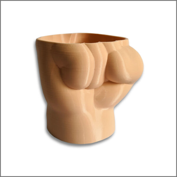 05-MP1 . Maceta PUÑO Plástico 3D En 1 Color A Elección