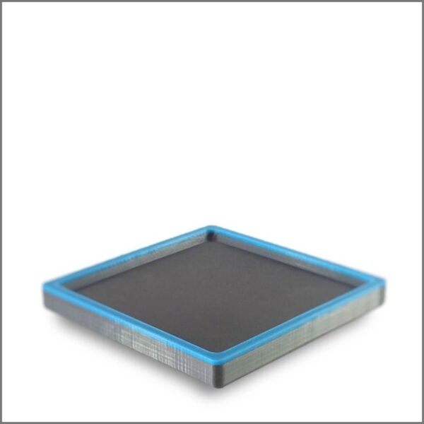 Plato Cuadrado Grande PP1202 Plástico 3D En 2 Colores