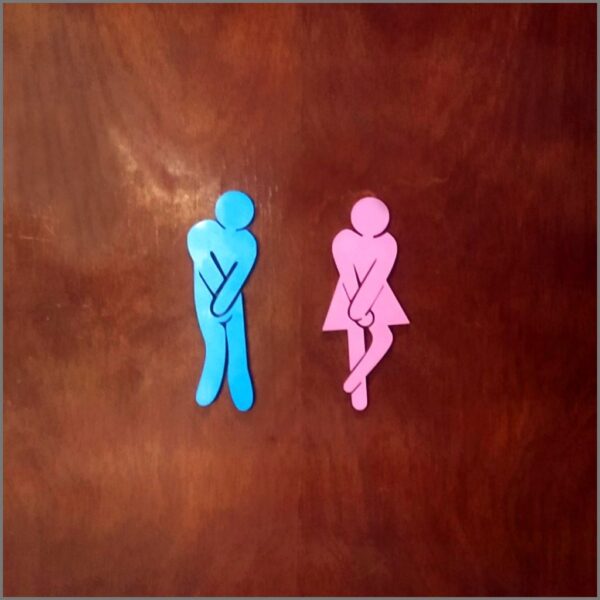 Cartel Toilet Mujer - Imagen 2